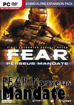 Box art for FEAR Perseus Mandate