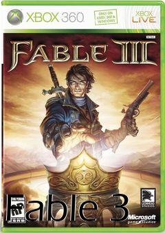 Box art for Fable 3