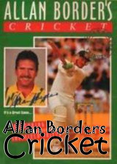 Box art for Allan Borders Cricket