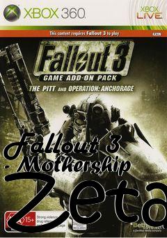 Box art for Fallout 3 - Mothership Zeta