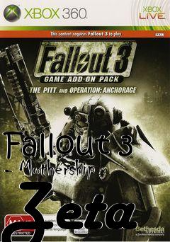 Box art for Fallout 3 - Mothership Zeta