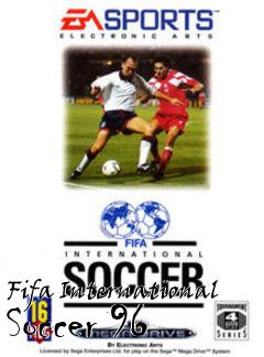 Box art for Fifa International Soccer 96