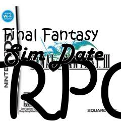 Box art for Final Fantasy Sim Date RPG