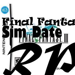 Box art for Final Fantasy Sim Date RPG