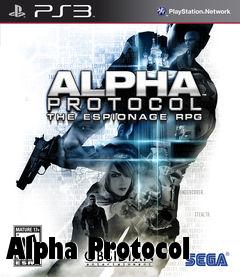 Box art for Alpha Protocol