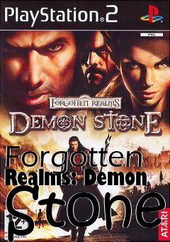 Box art for Forgotten Realms: Demon Stone