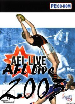 Box art for AFL Live 2003