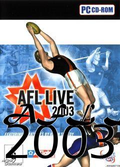 Box art for AFL Live 2003