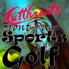 Box art for Front Page Sports - Golf