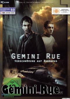 Box art for Gemini Rue