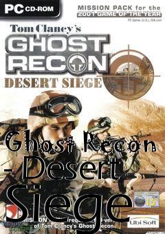 Box art for Ghost Recon - Desert Siege