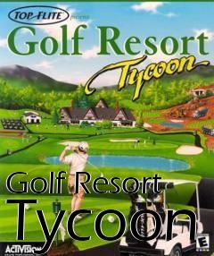 Box art for Golf Resort Tycoon