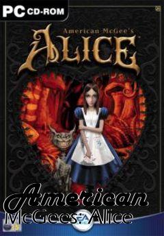 Box art for American McGees: Alice