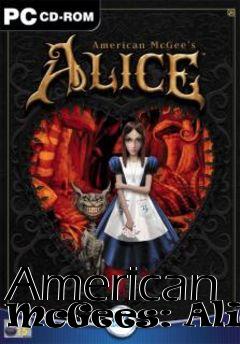 Box art for American McGees: Alice