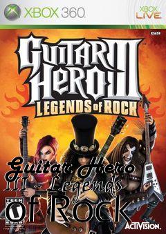 Box art for Guitar Hero III - Legends of Rock