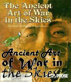 Box art for Ancient Art of War in the Skies