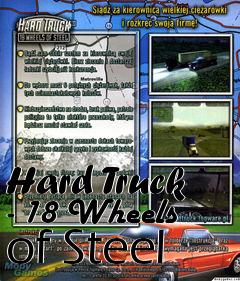 Box art for Hard Truck - 18 Wheels of Steel