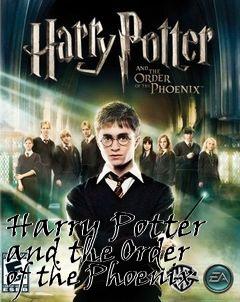 Box art for Harry Potter and the Order of the Phoenix