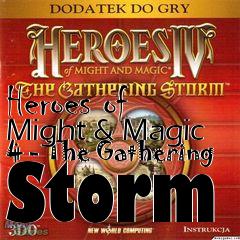 Box art for Heroes of Might & Magic 4 - The Gathering Storm