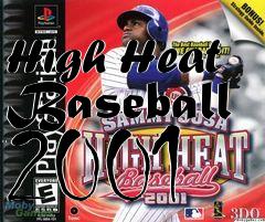 Box art for High Heat Baseball 2001