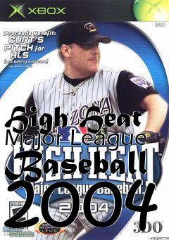 Box art for High Heat Major League Baseball 2004