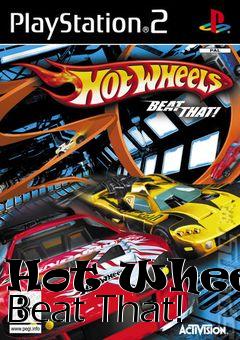 Box art for Hot Wheels Beat That!