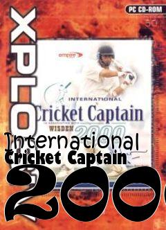 Box art for International Cricket Captain 2000