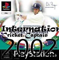 Box art for International Cricket Captain 2002