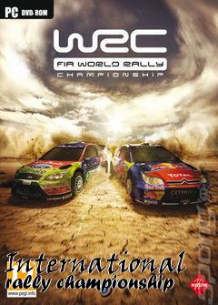 Box art for International rally championship