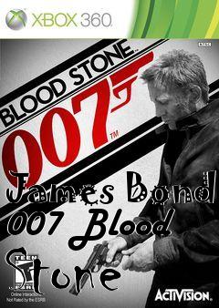 Box art for James Bond 007 Blood Stone