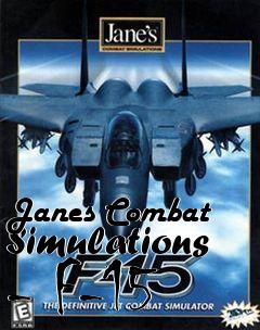 Box art for Janes Combat Simulations - F-15