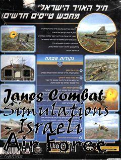 Box art for Janes Combat Simulations - Israeli Air Force