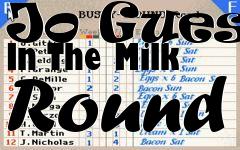 Box art for Jo Guest In The Milk Round
