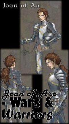 Box art for Joan of Arc - Wars & Warriors