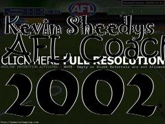 Box art for Kevin Sheedys AFL Coach 2002