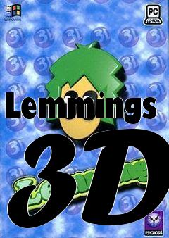 Box art for Lemmings 3D