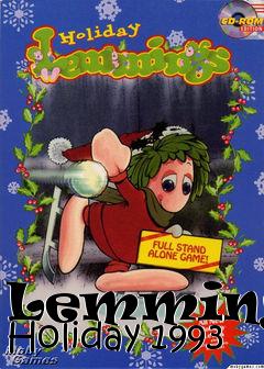 Box art for Lemmings, Holiday 1993