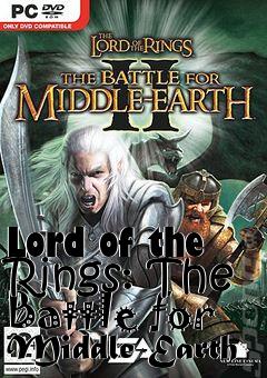 Box art for Lord of the Rings: The Battle for Middle-Earth