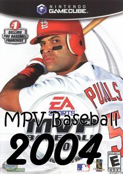 Box art for MPV Baseball 2004