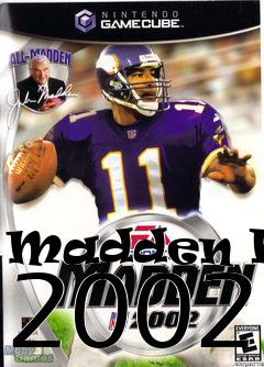 Box art for Madden NFL 2002