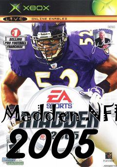 Box art for Madden NFL 2005