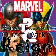 Box art for Marvel Puzzle Quest: Dark Reign