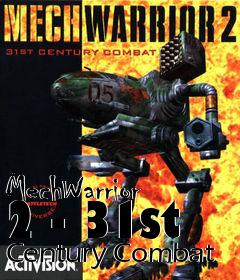 Box art for MechWarrior 2 - 31st Century Combat