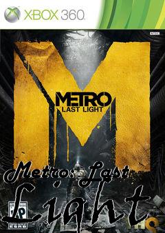 Box art for Metro: Last Light