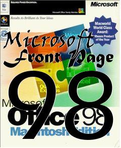 Box art for Microsoft Front Page 98