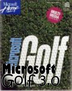 Box art for Microsoft Golf 3.0