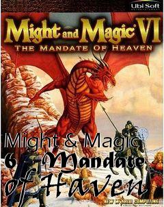 Box art for Might & Magic 6 - Mandate of Haven