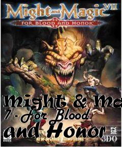 Box art for Might & Magic 7 - For Blood and Honor