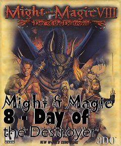 Box art for Might & Magic 8 - Day of the Destroyer