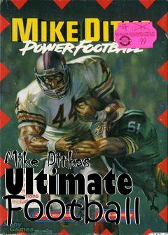 Box art for Mike Ditkas Ultimate Football